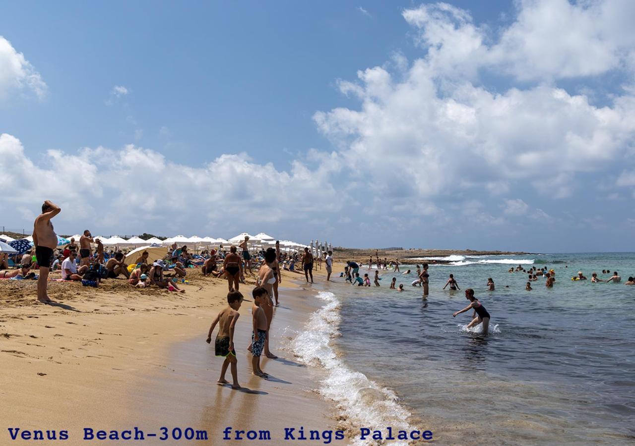 105 Kings Palace - Fabulous 2 Bed, 2 Bath, Large Patio With Garden - Sea Views Paphos 外观 照片