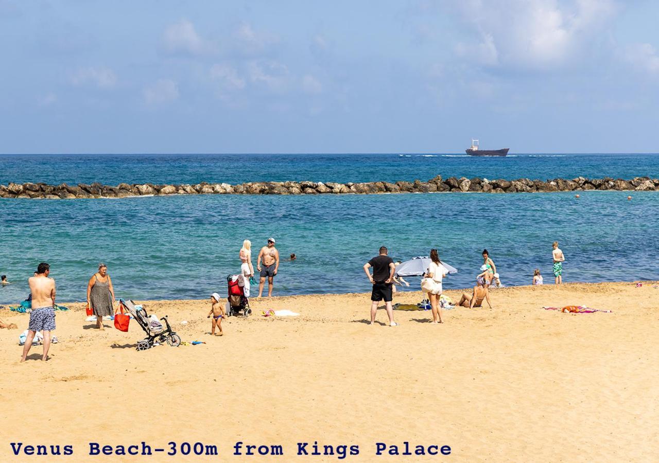 105 Kings Palace - Fabulous 2 Bed, 2 Bath, Large Patio With Garden - Sea Views Paphos 外观 照片