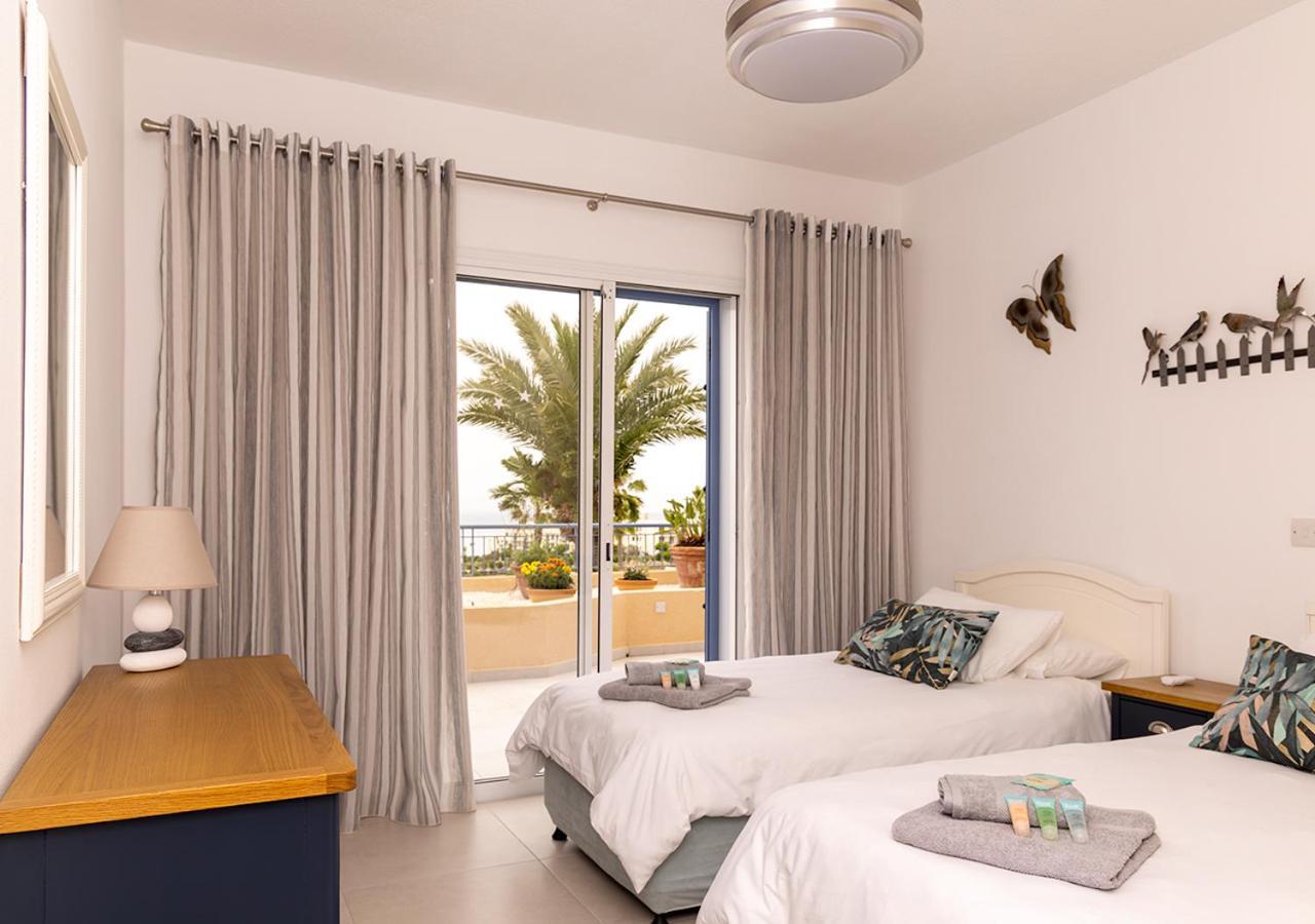 105 Kings Palace - Fabulous 2 Bed, 2 Bath, Large Patio With Garden - Sea Views Paphos 外观 照片