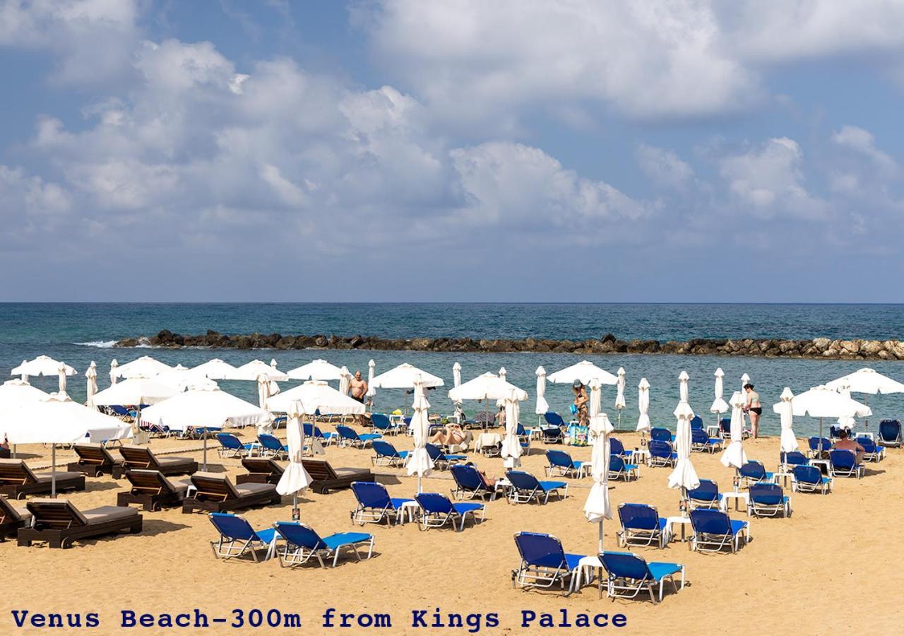 105 Kings Palace - Fabulous 2 Bed, 2 Bath, Large Patio With Garden - Sea Views Paphos 外观 照片