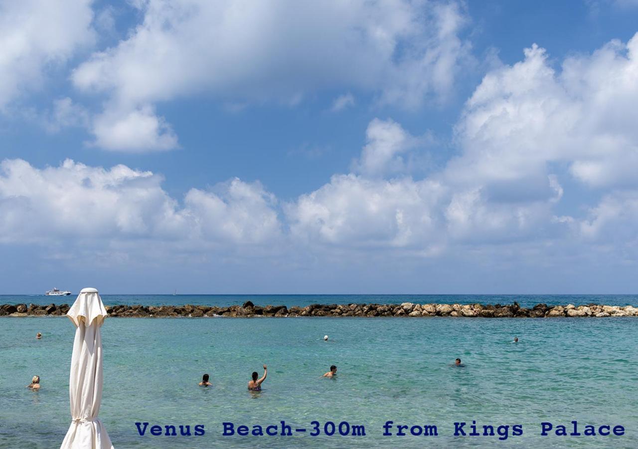 105 Kings Palace - Fabulous 2 Bed, 2 Bath, Large Patio With Garden - Sea Views Paphos 外观 照片