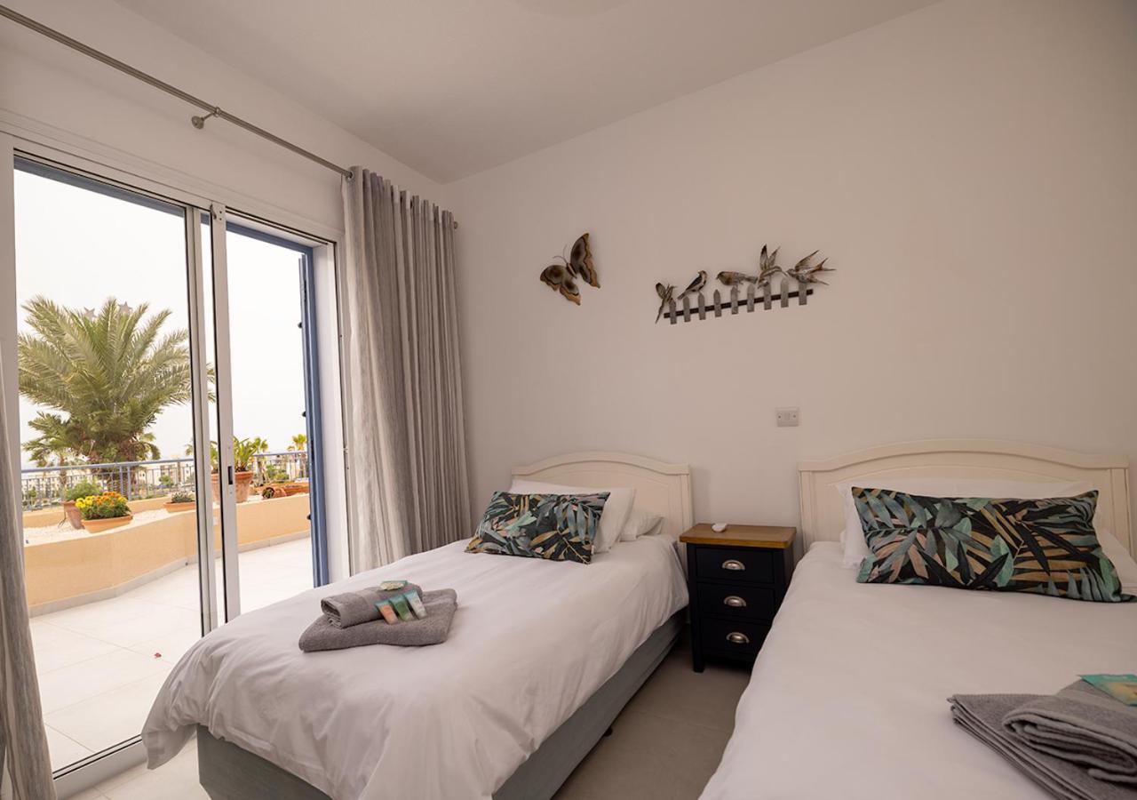 105 Kings Palace - Fabulous 2 Bed, 2 Bath, Large Patio With Garden - Sea Views Paphos 外观 照片