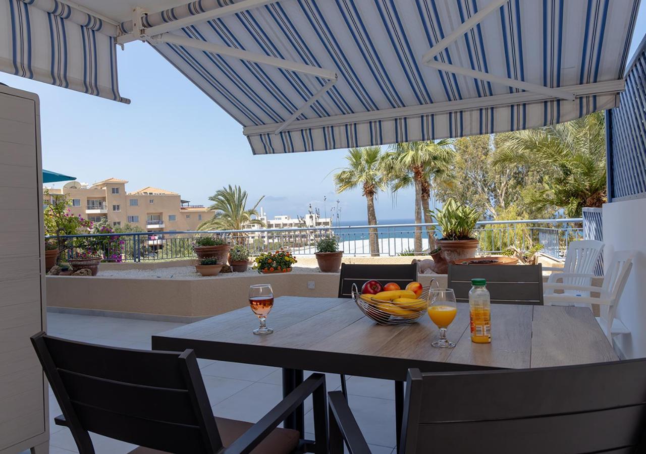 105 Kings Palace - Fabulous 2 Bed, 2 Bath, Large Patio With Garden - Sea Views Paphos 外观 照片
