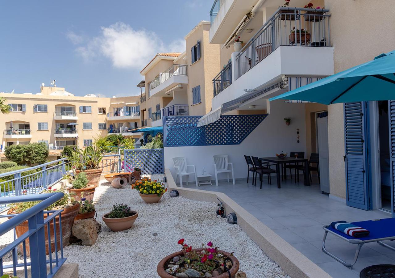 105 Kings Palace - Fabulous 2 Bed, 2 Bath, Large Patio With Garden - Sea Views Paphos 外观 照片