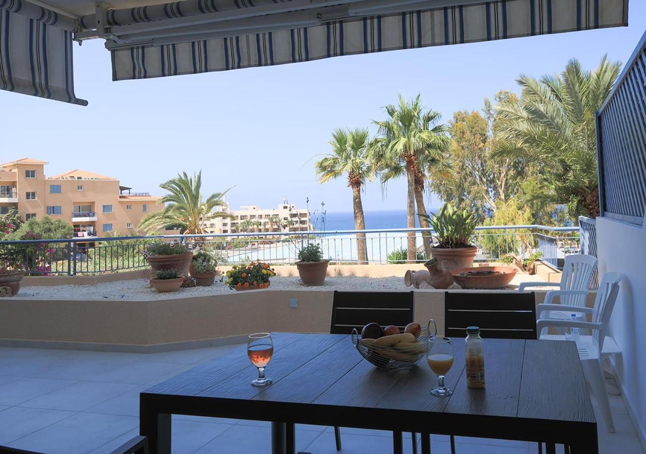 105 Kings Palace - Fabulous 2 Bed, 2 Bath, Large Patio With Garden - Sea Views Paphos 外观 照片