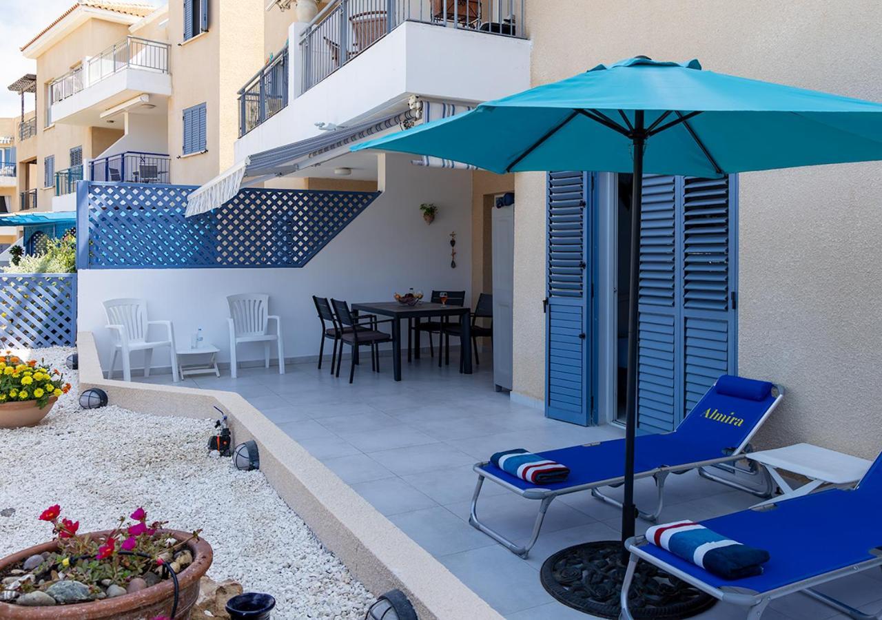 105 Kings Palace - Fabulous 2 Bed, 2 Bath, Large Patio With Garden - Sea Views Paphos 外观 照片