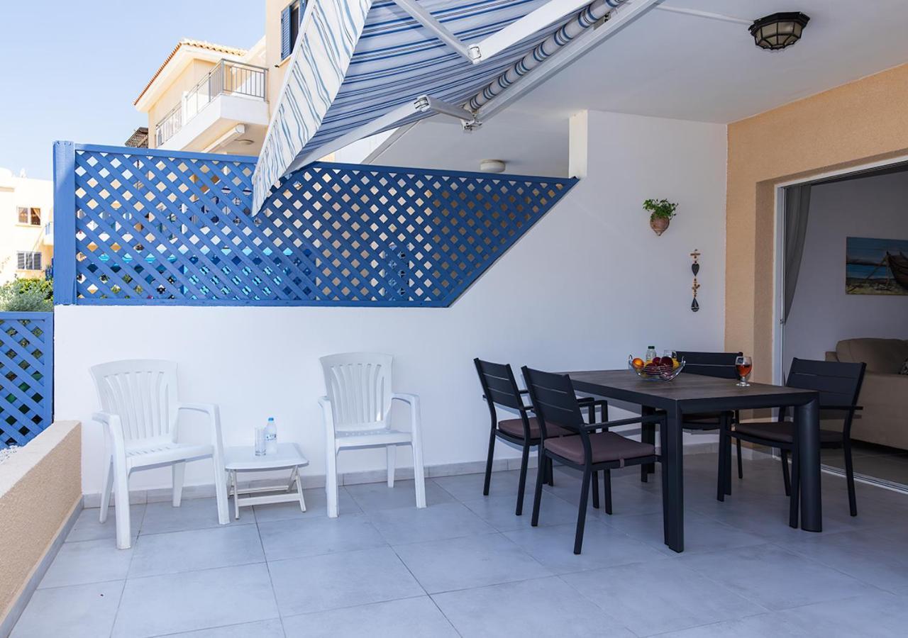 105 Kings Palace - Fabulous 2 Bed, 2 Bath, Large Patio With Garden - Sea Views Paphos 外观 照片
